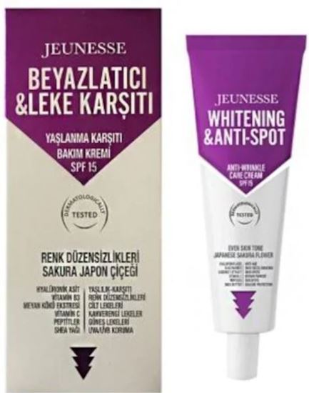 Jeunesse Leke Karşıtı krem SPF 15 resmi